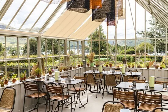 Pizza at The Glasshouse restaurant, dining near the Lake District