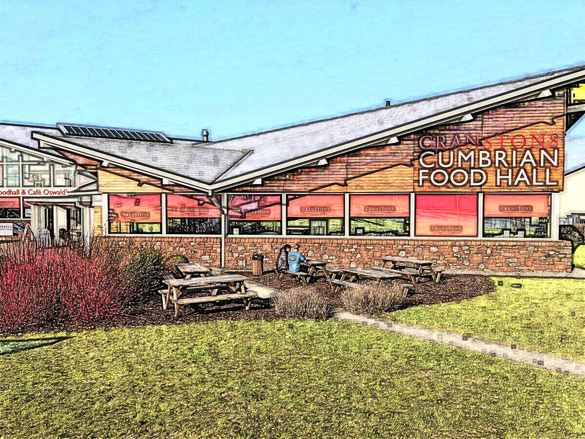 Cranstons Cumbrian Food Hall near Penrith, a great place to stock up for a festive feast